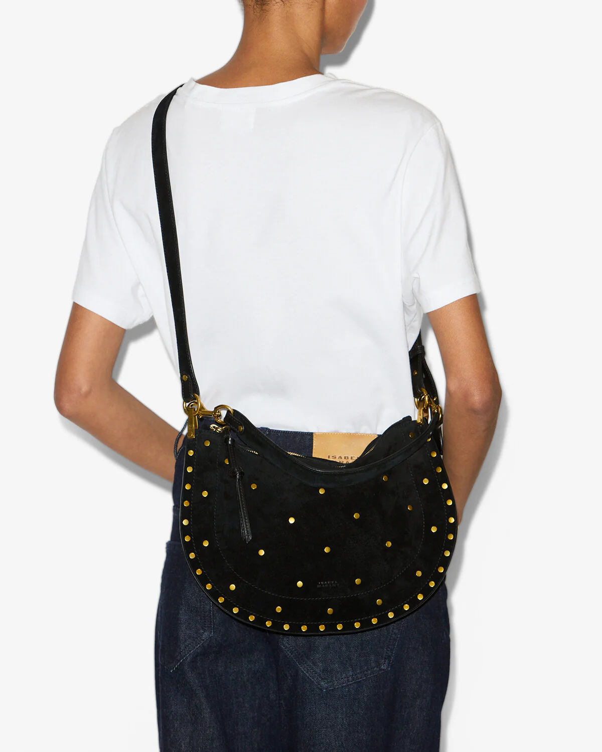 SAC OSKAN SOFT ZIP AVEC CLOUS - Image 3