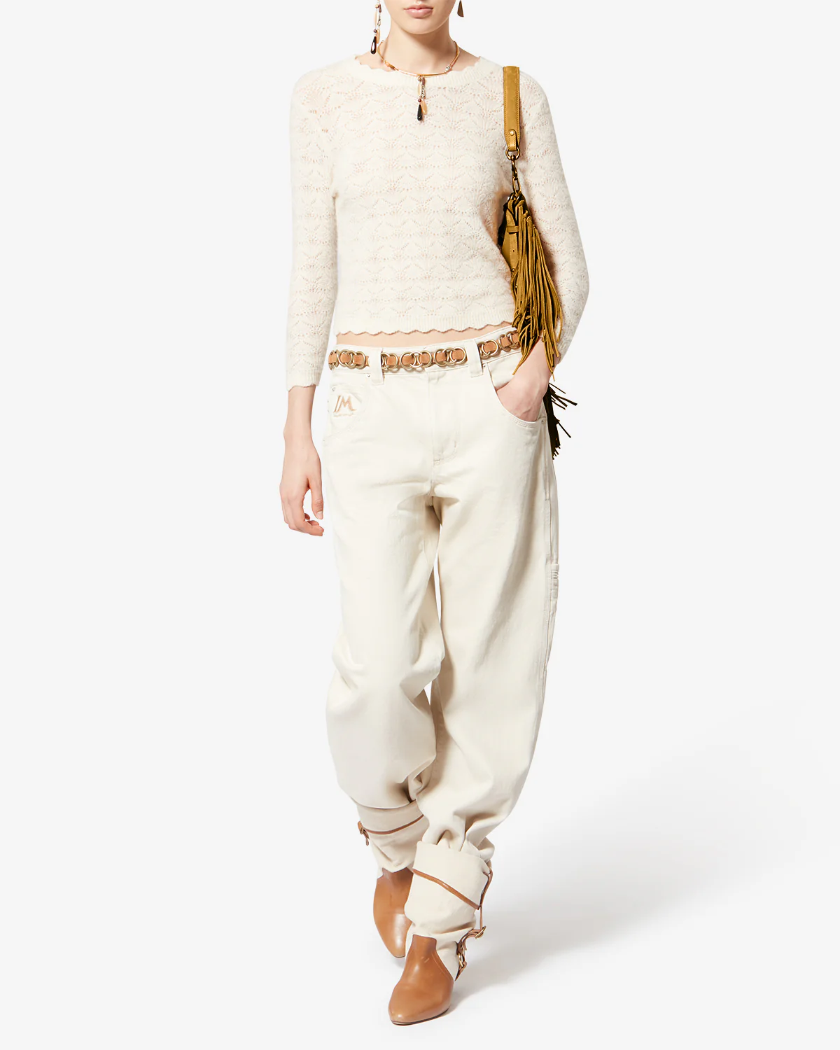 SAC OSKAN SOFT ZIP FRANGES - Image 6
