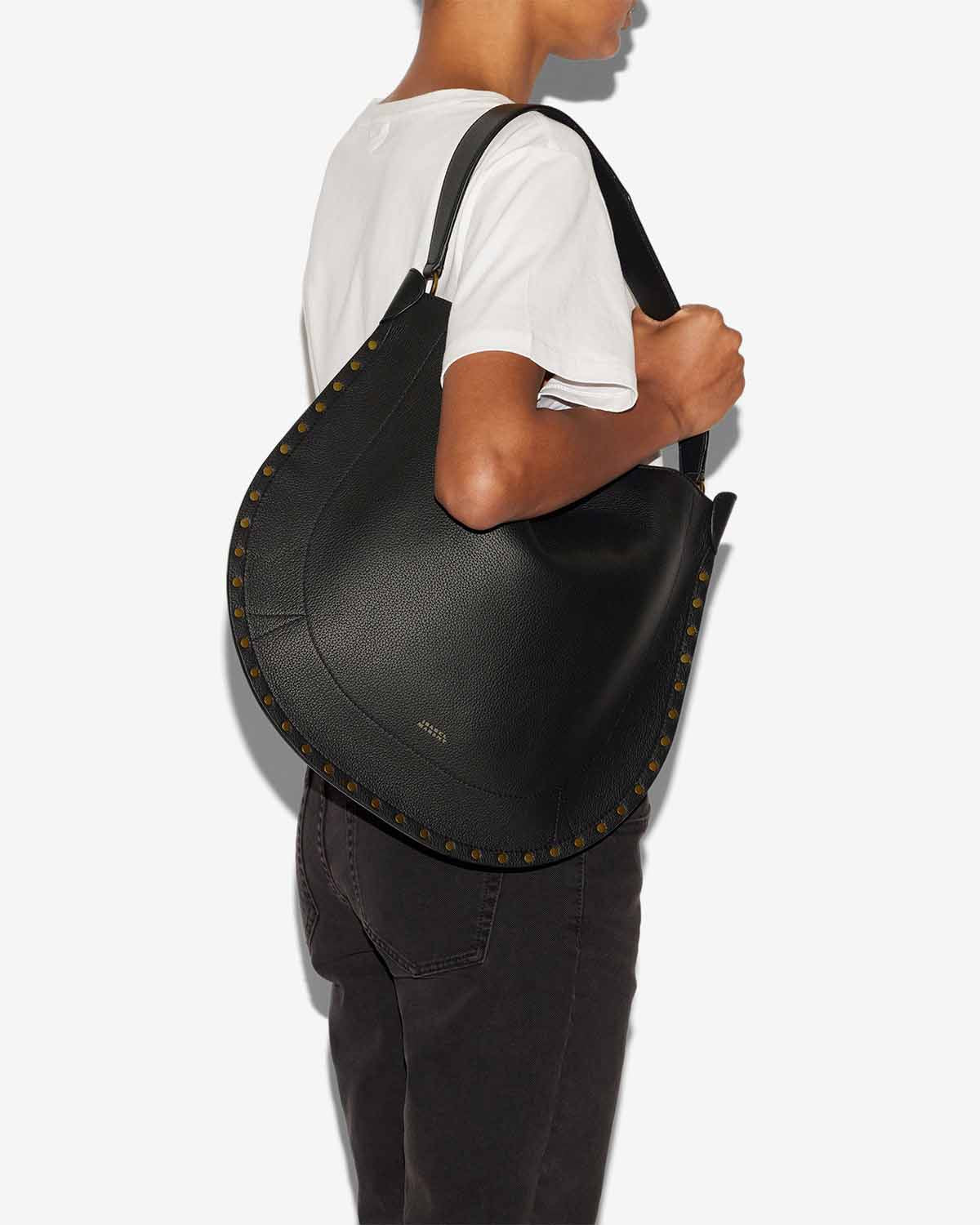 SAC OSKAN HOBO SOFT EN CUIR GRAINÉ - Image 4