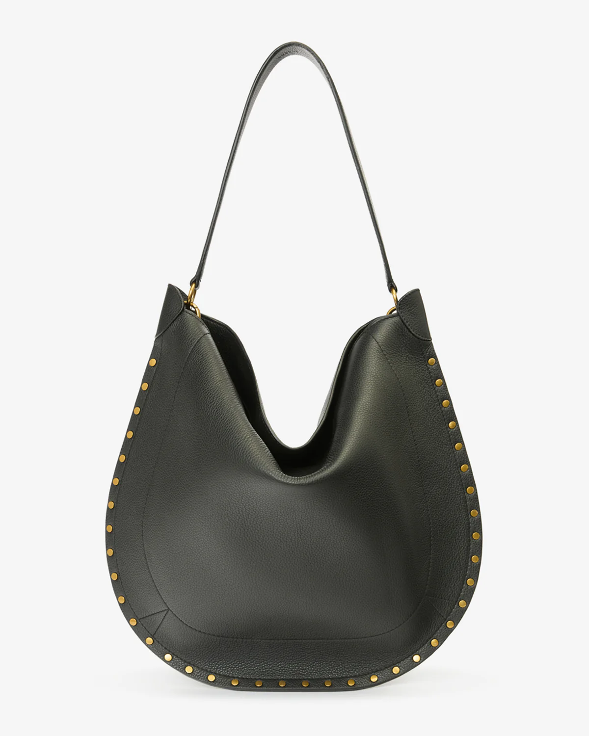 SAC OSKAN HOBO SOFT EN CUIR GRAINÉ - Image 7